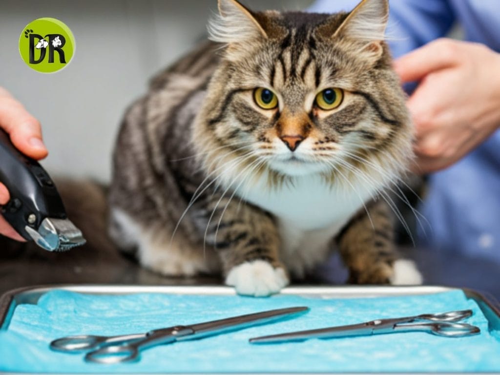 حلاقة شعر القطط